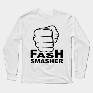 Fash Smasher - Black Long Sleeve T-Shirt